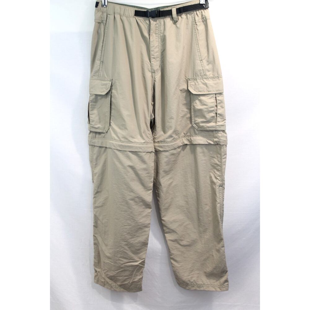 REI UPF 50+ Convertible Cargo Pant Mens size M X 30 Khaki Causal Hiking Outdoors